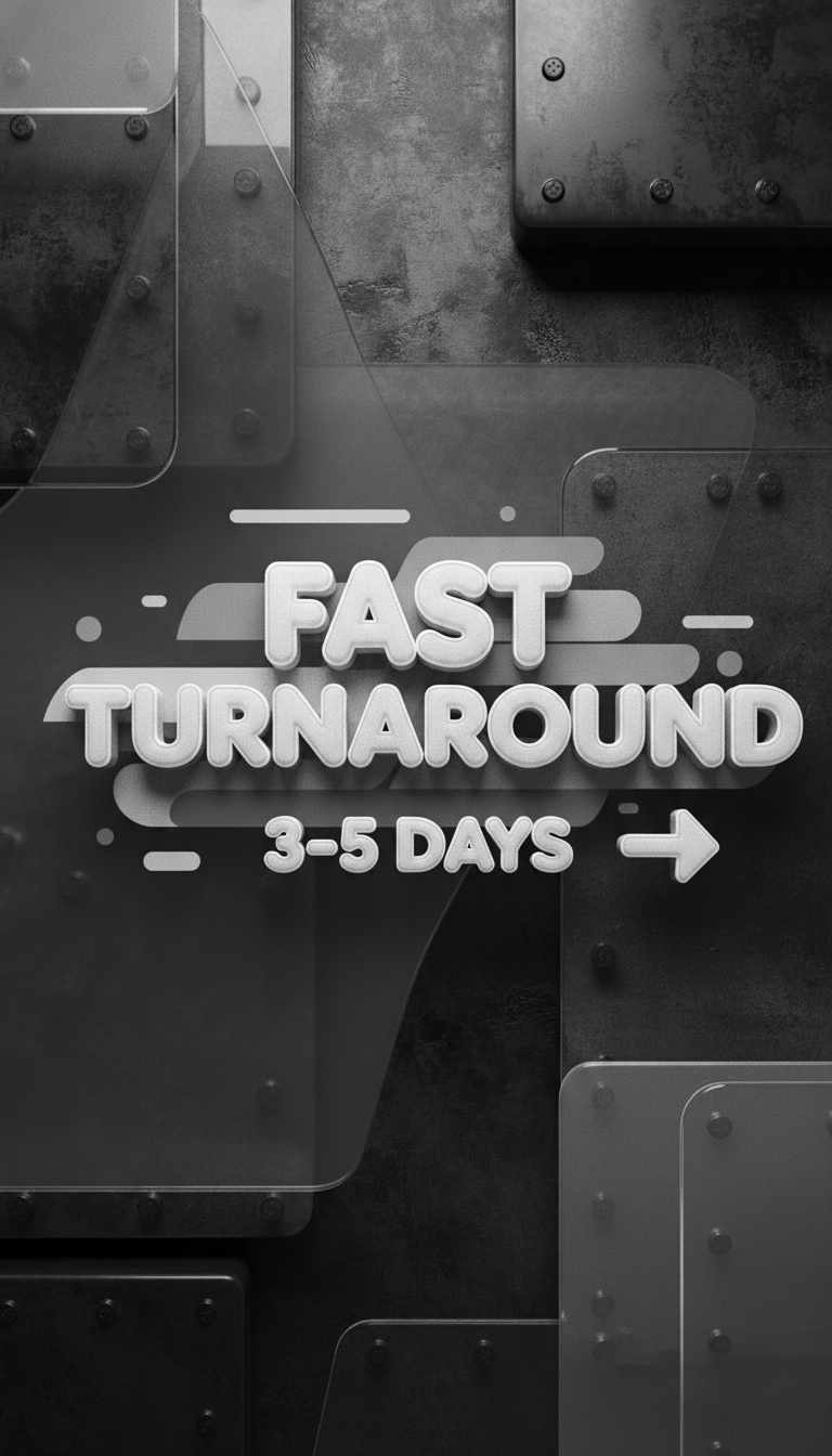 Fast 5-day IGU fabrication turnaround